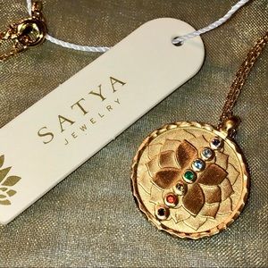 NWT Satya 7 CHAKRAS Necklace “Aligned in Purpose”